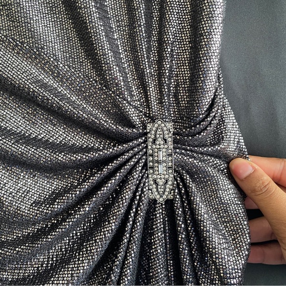 Metallic Formal Dress - Picture 6 of 10